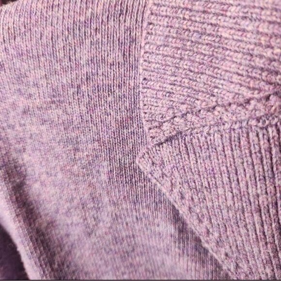 Andrew Stewart Vintage Made In Scotland Lambswool Purple Sweater Size S - Picture 3 of 5
